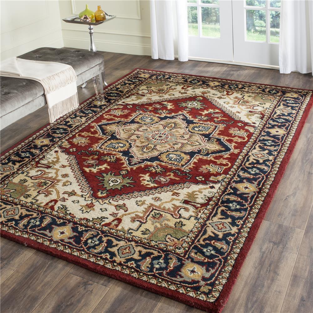 Safavieh HG625A-5 Heritage Area Rug in RED