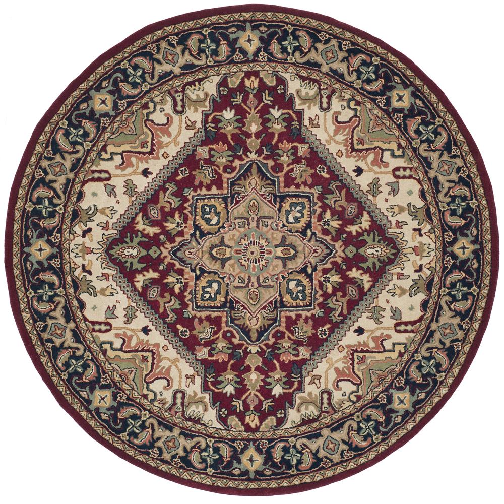 Safavieh HG625A-4R Heritage Area Rug in RED