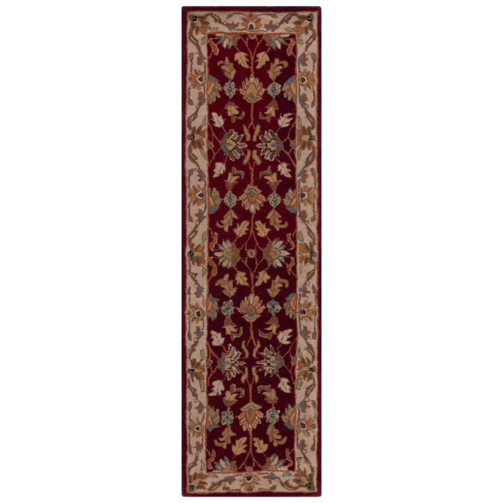 Safavieh HG628D-214 Heritage Area Rug in RED / IVORY