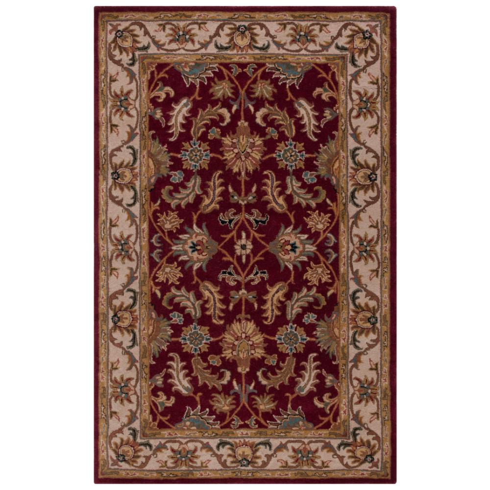 Safavieh HG628D-4 Heritage Area Rug in RED / IVORY