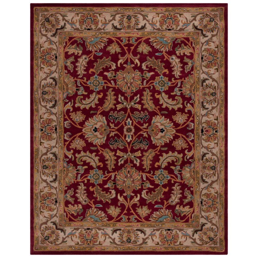 Safavieh HG628D-9 Heritage Area Rug in RED / IVORY