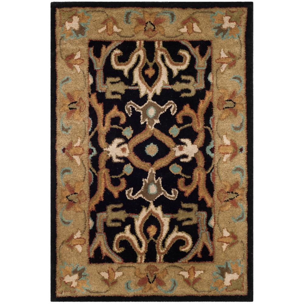 Safavieh HG644A-10 Heritage Area Rug in CHARCOAL / BEIGE