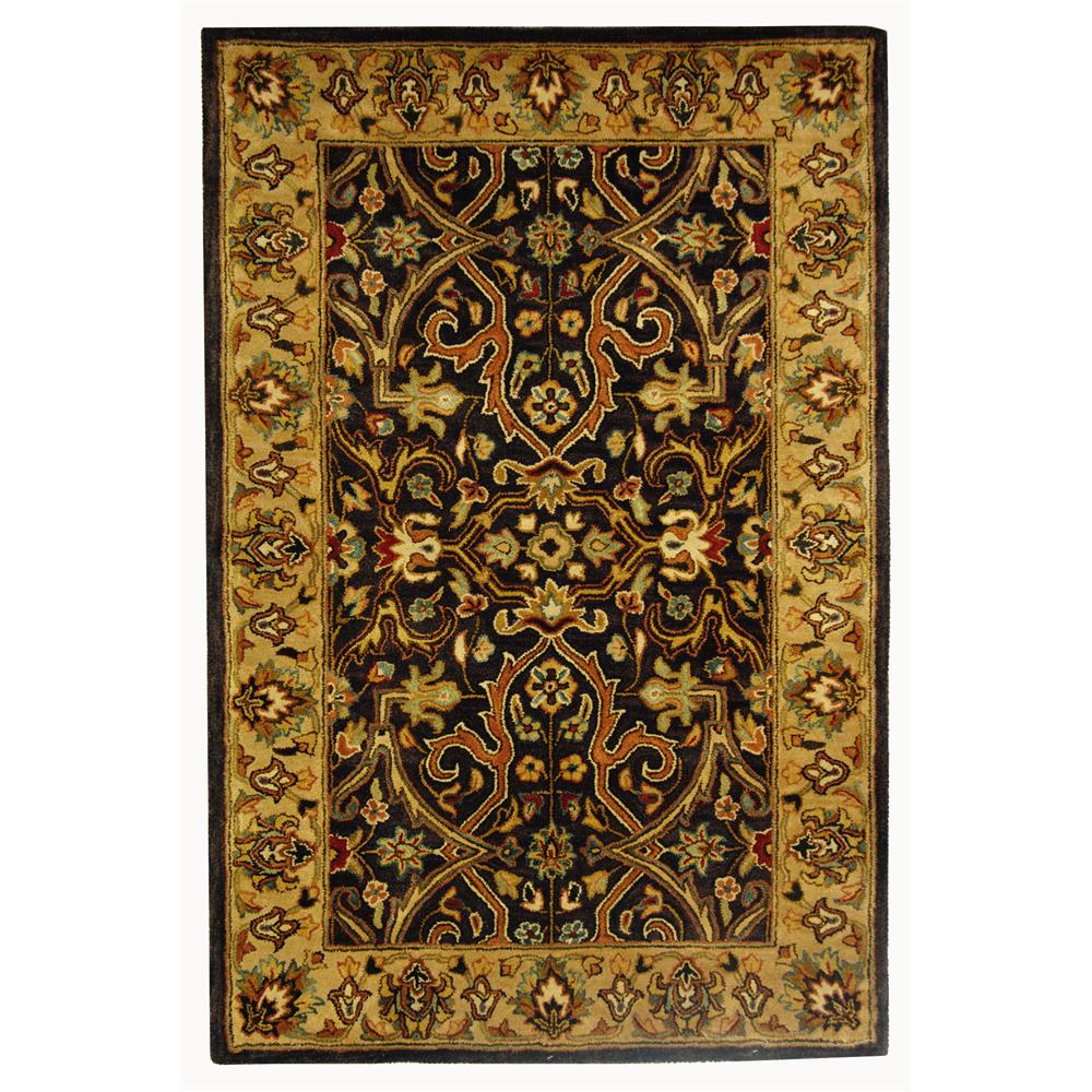 Safavieh HG644A-4 Heritage Area Rug in CHARCOAL / BEIGE