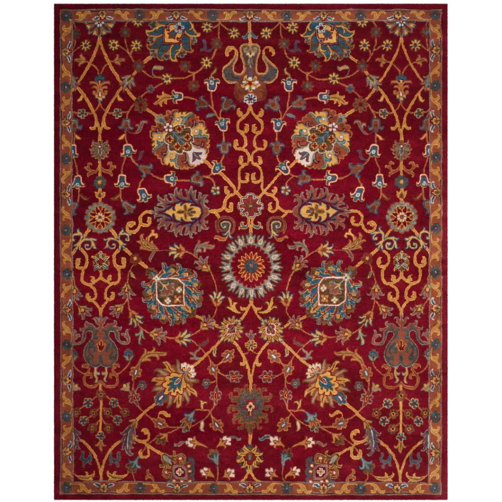 Safavieh HG655A Heritage Area Rug in Red