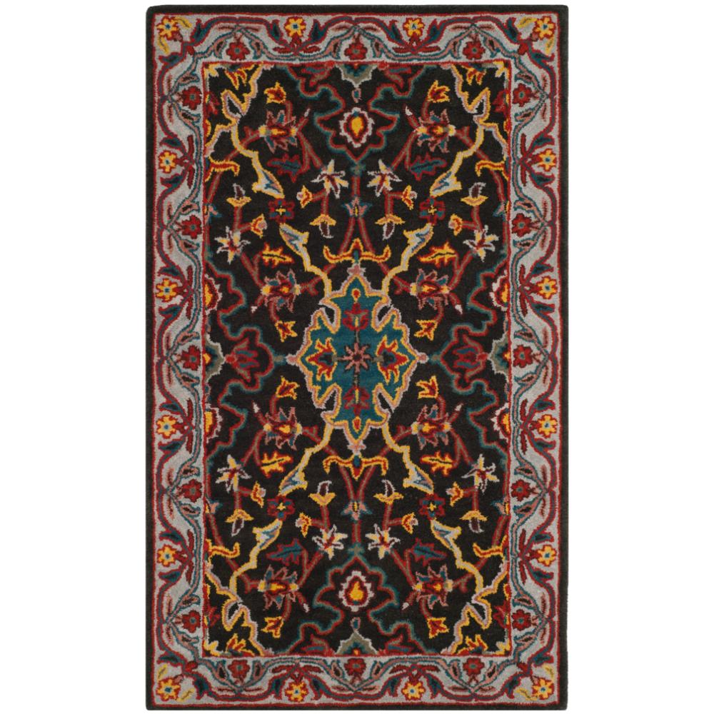Safavieh HG737A Heritage Area Rug in Charcoal / Ivory