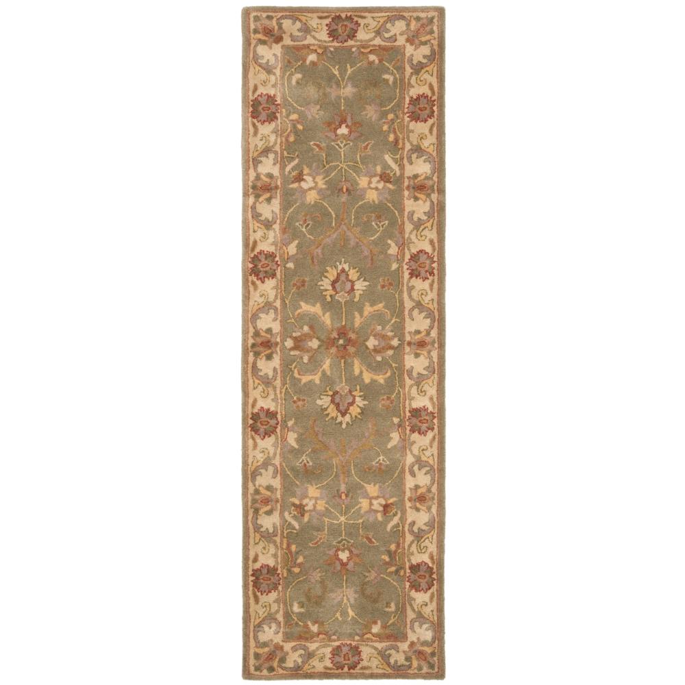 Safavieh HG811A-216 Heritage Area Rug in GREEN / GOLD