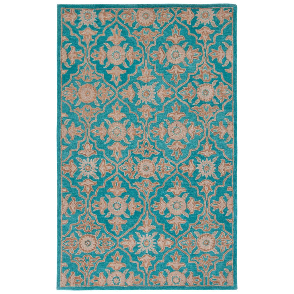 Safavieh HG870A Heritage Area Rug in Turquoise / Multi