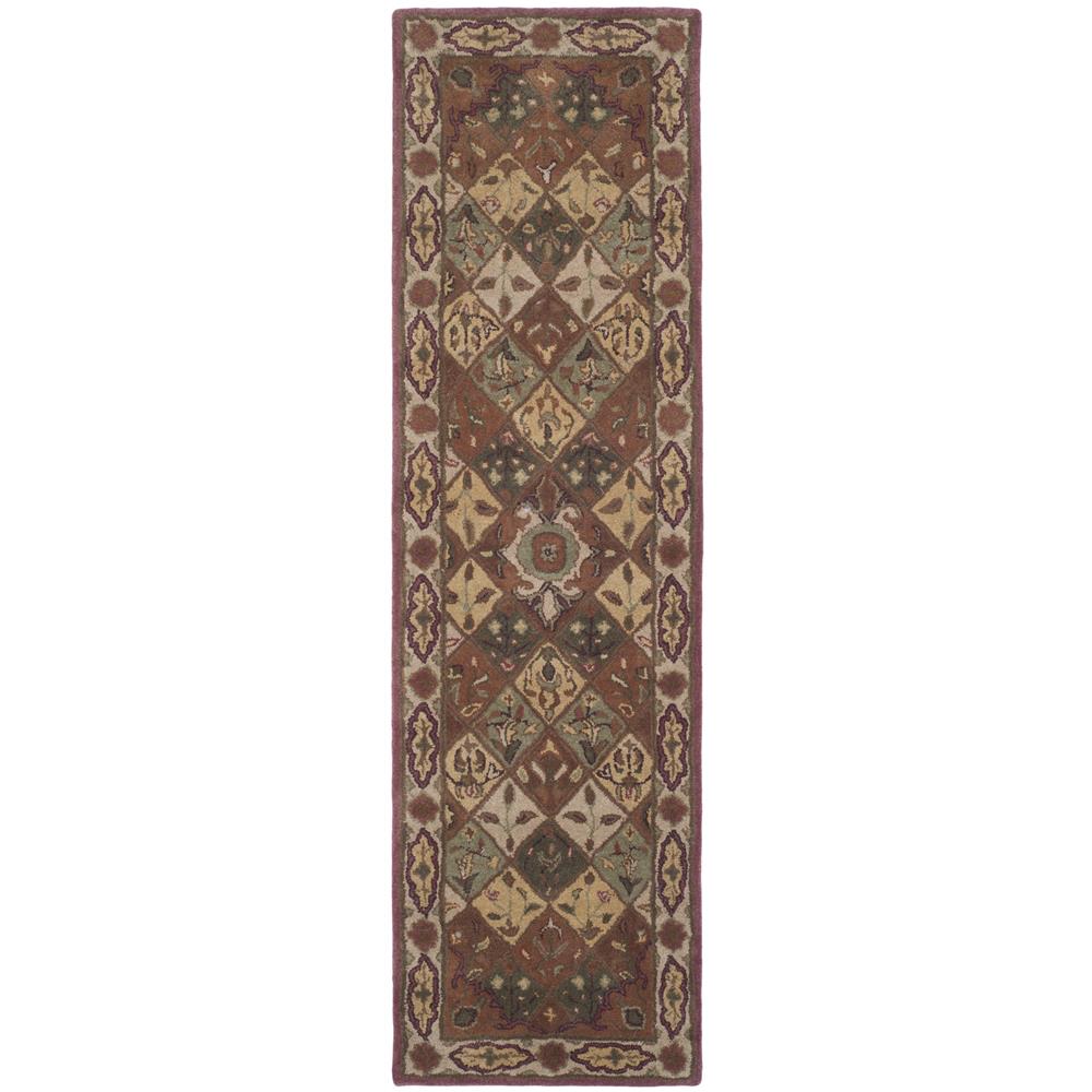 Safavieh HG917A Heritage Area Rug in Rust / Ivory