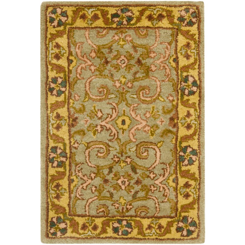Safavieh HG924A Heritage Area Rug in Grey / Gold