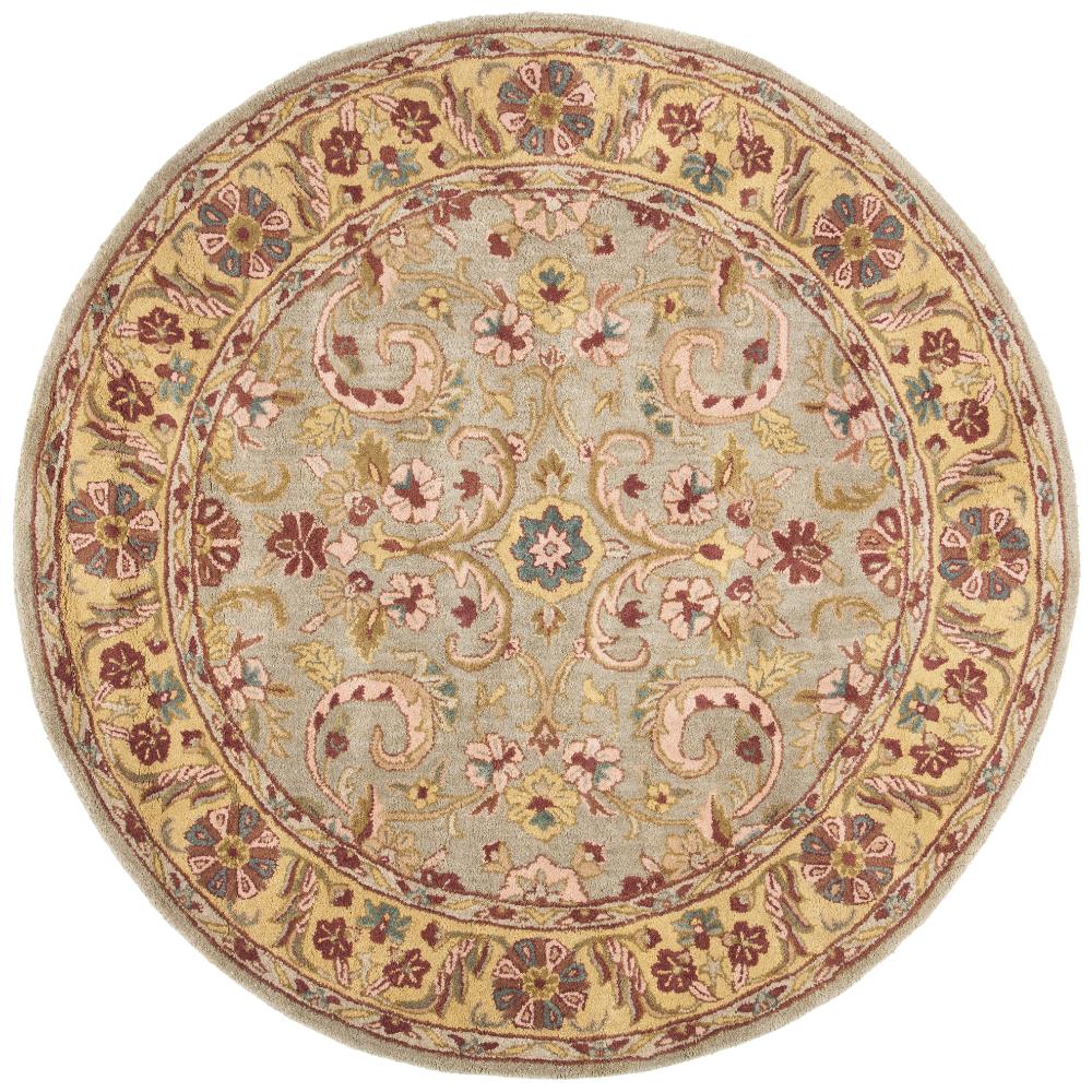Safavieh HG924A-6R Heritage Area Rug in Green / Gold