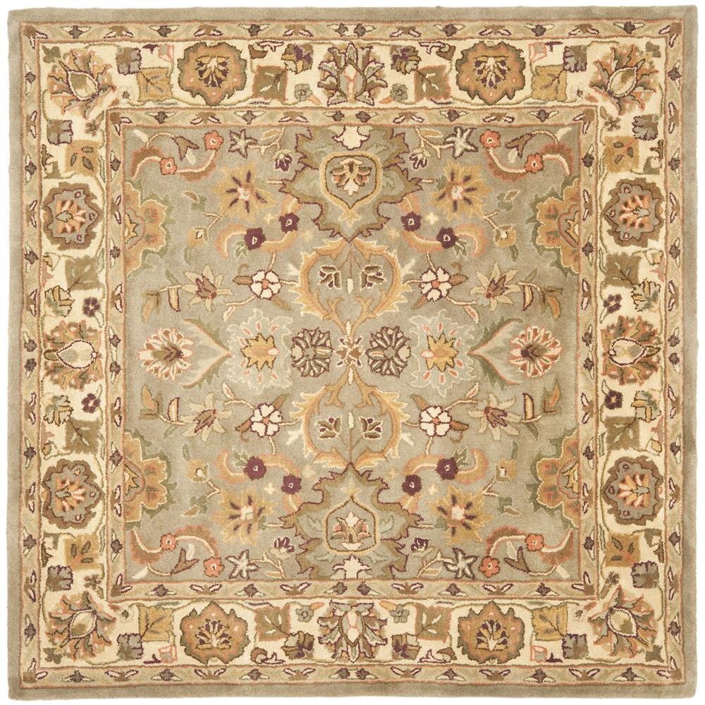 Safavieh HG959A-8SQ Heritage Area Rug in LIGHT GREEN / BEIGE