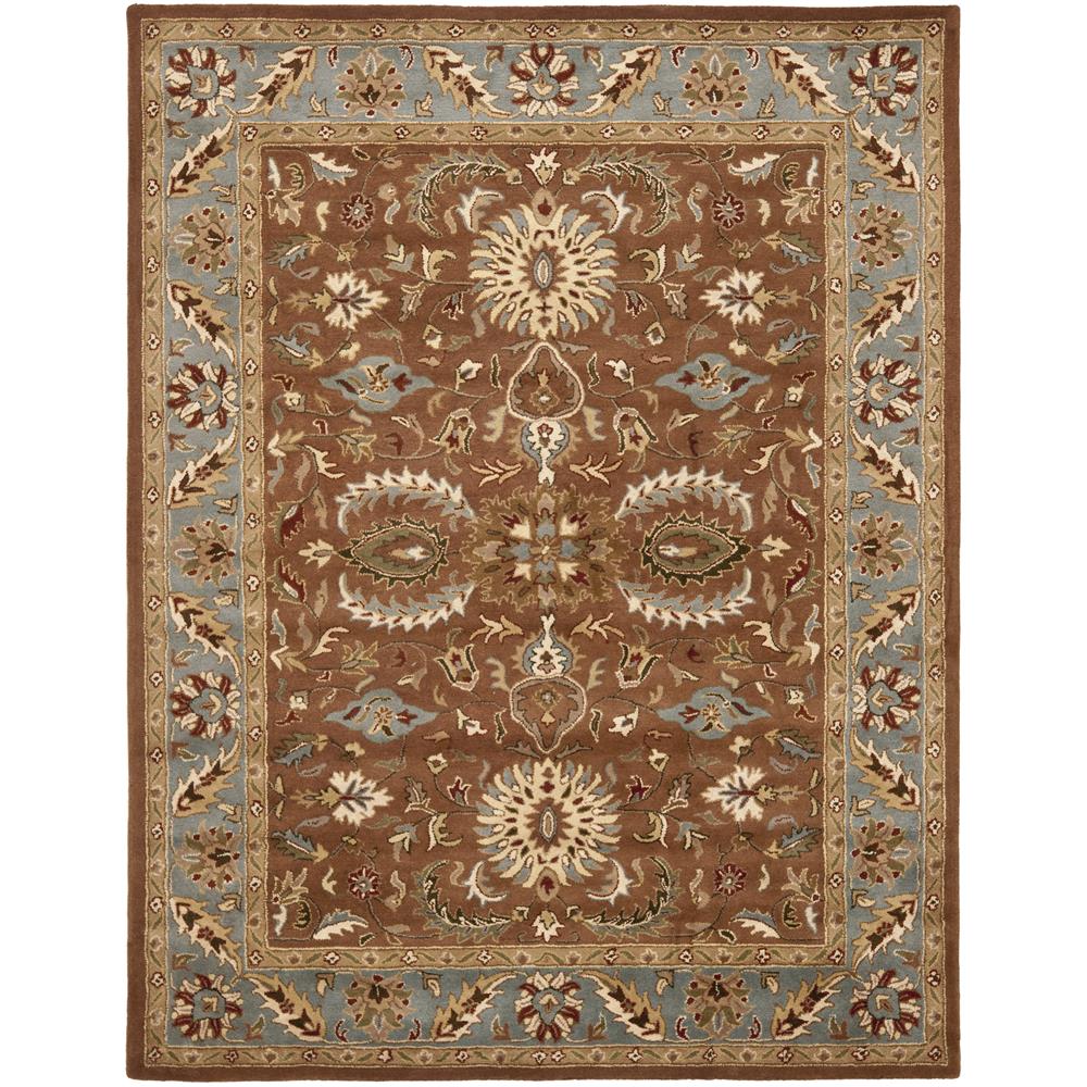 Safavieh HG968A-214 Heritage Area Rug in BROWN / BLUE