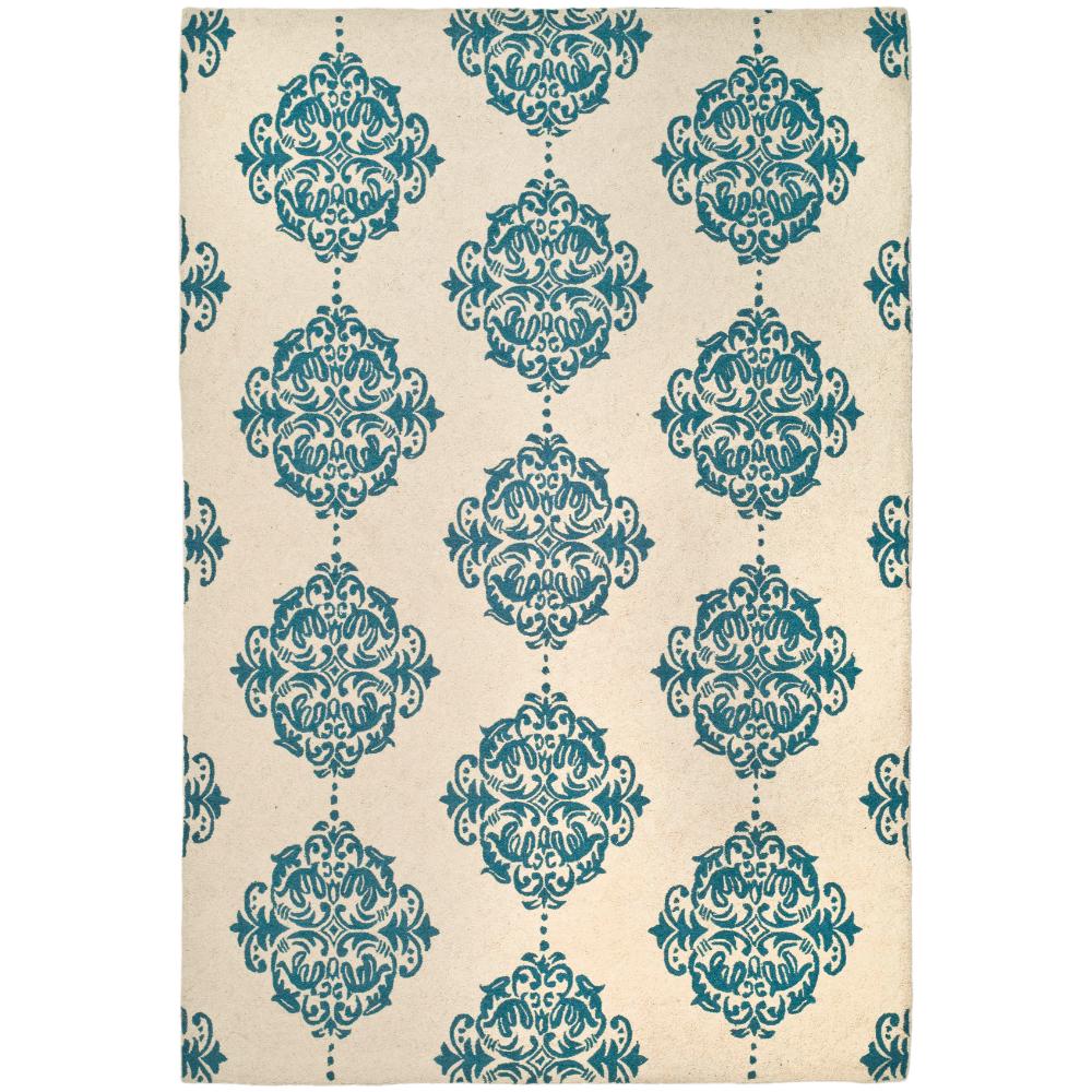 Safavieh HK145A-9 Chelsea  Area Rug in IVORY / BLUE