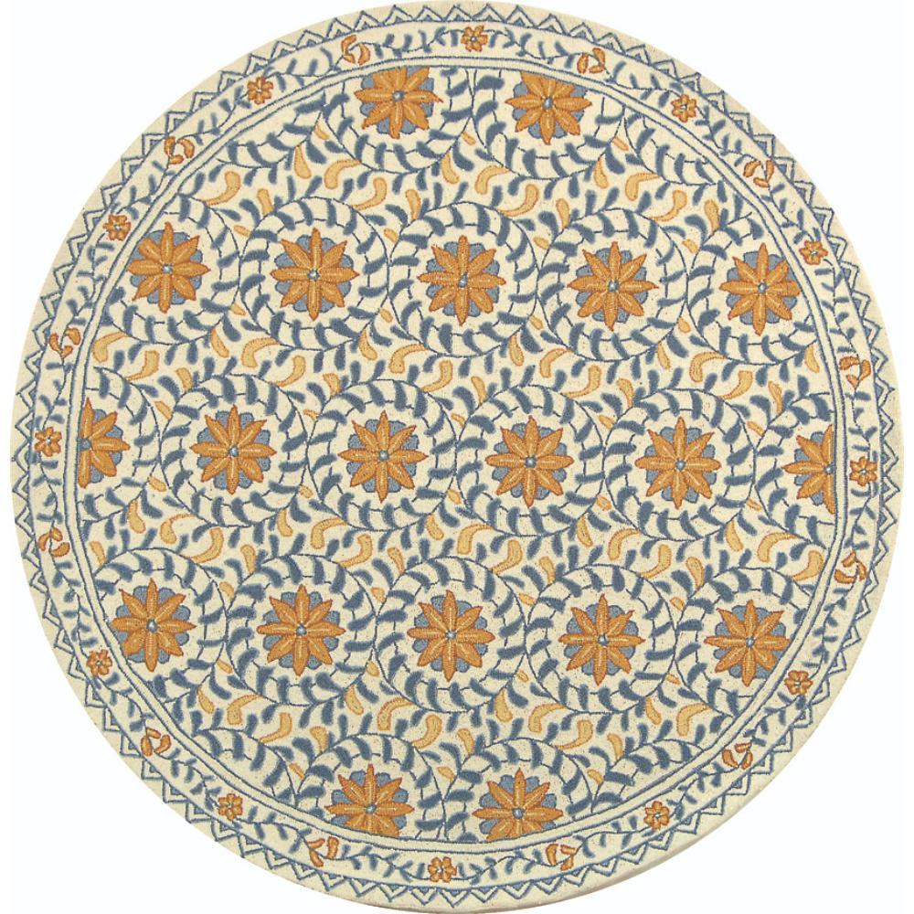 Safavieh HK150A-5R Chelsea  Area Rug in IVORY / BLUE