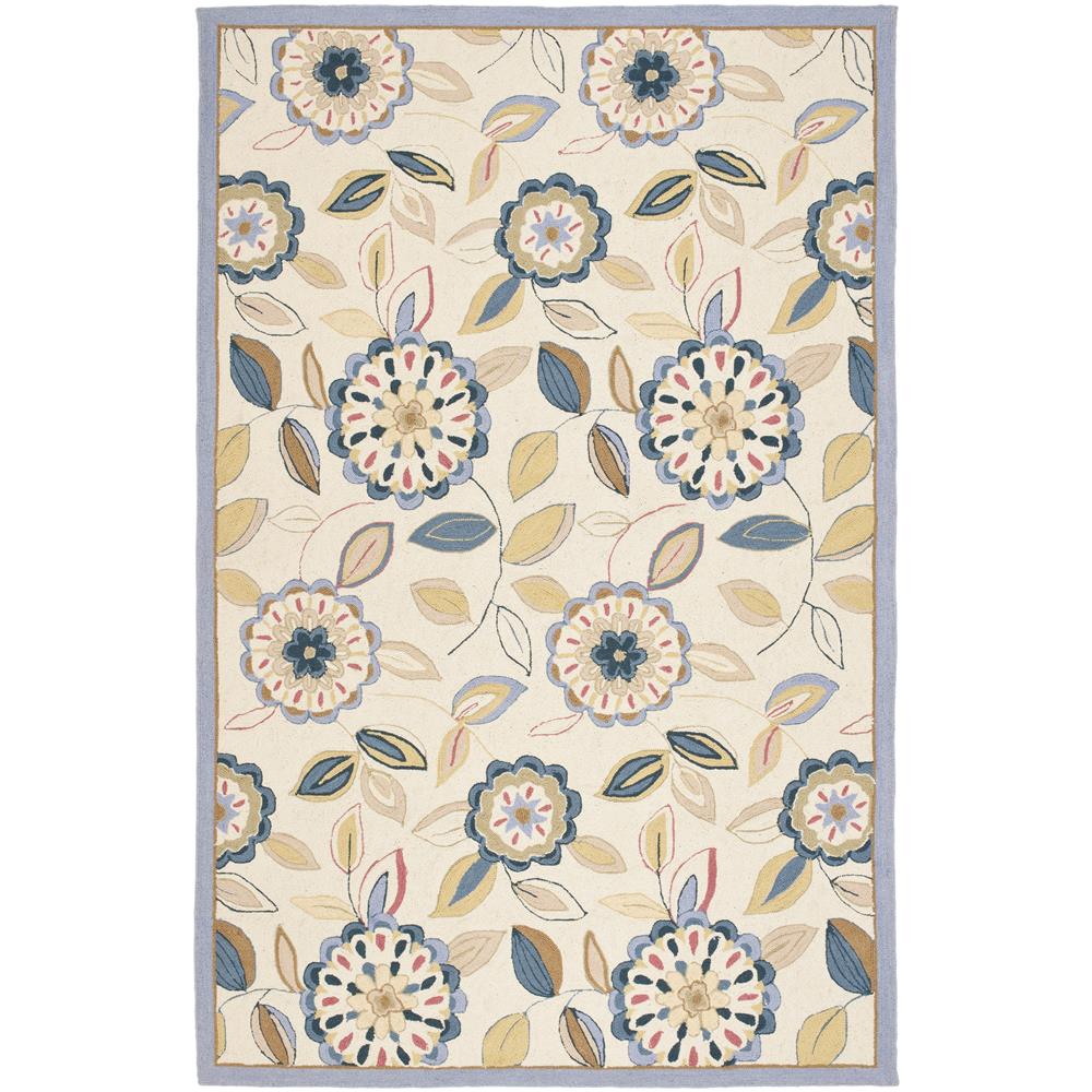Safavieh HK179A-8 Chelsea  Area Rug in IVORY / BLUE