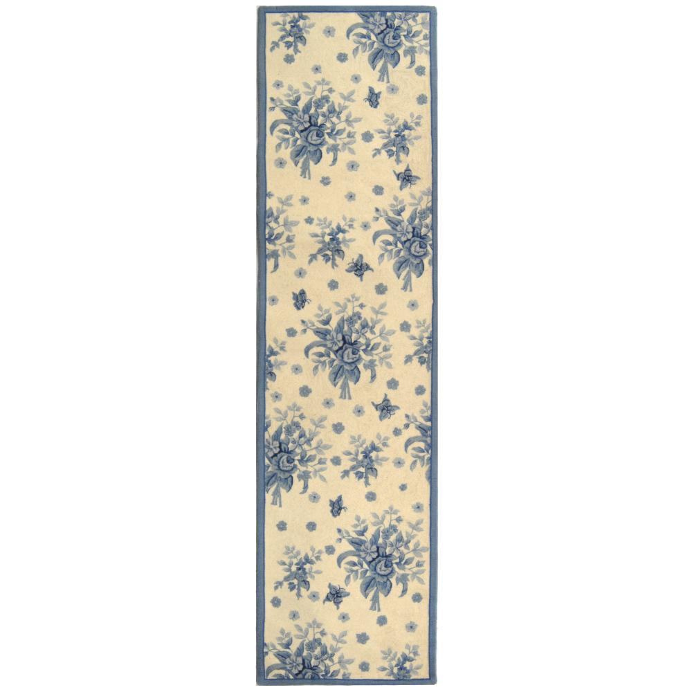 Safavieh HK250A-210 Chelsea  Area Rug in IVORY / BLUE