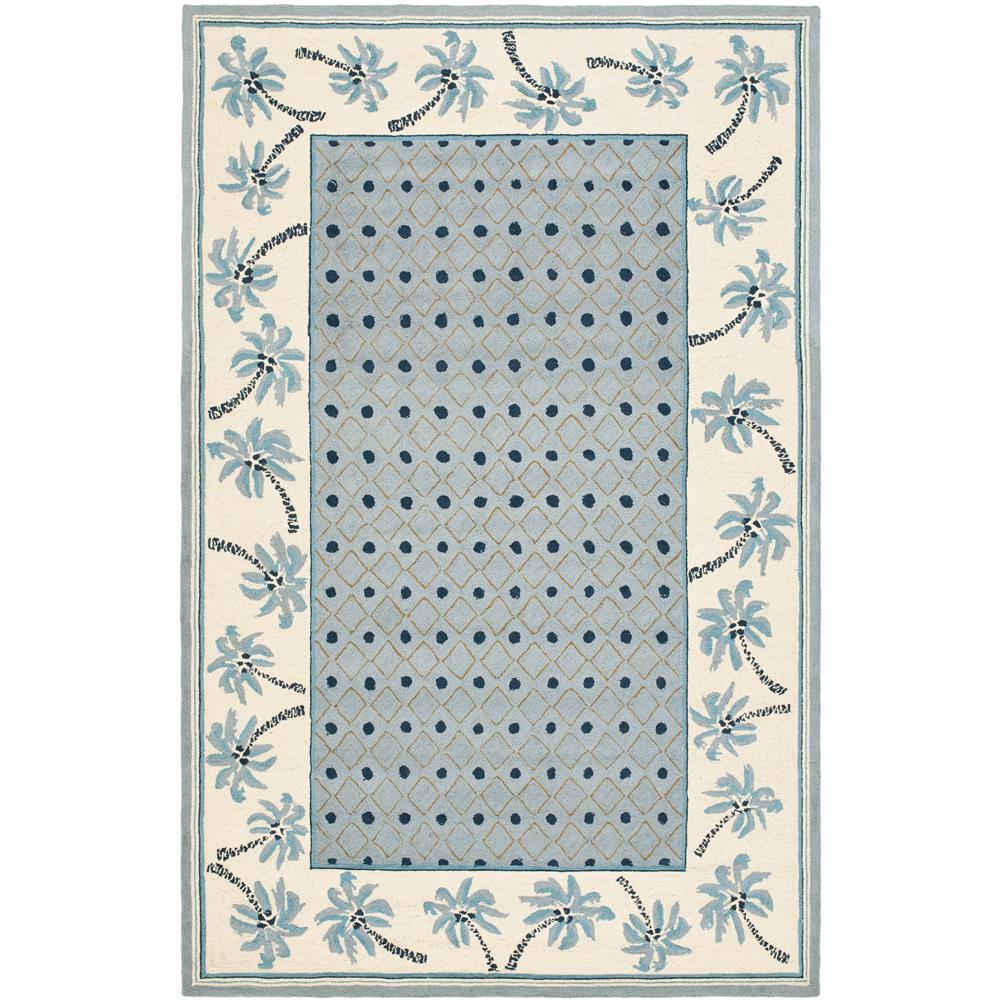 Safavieh HK724A-2 Chelsea  Area Rug in BLUE / IVORY