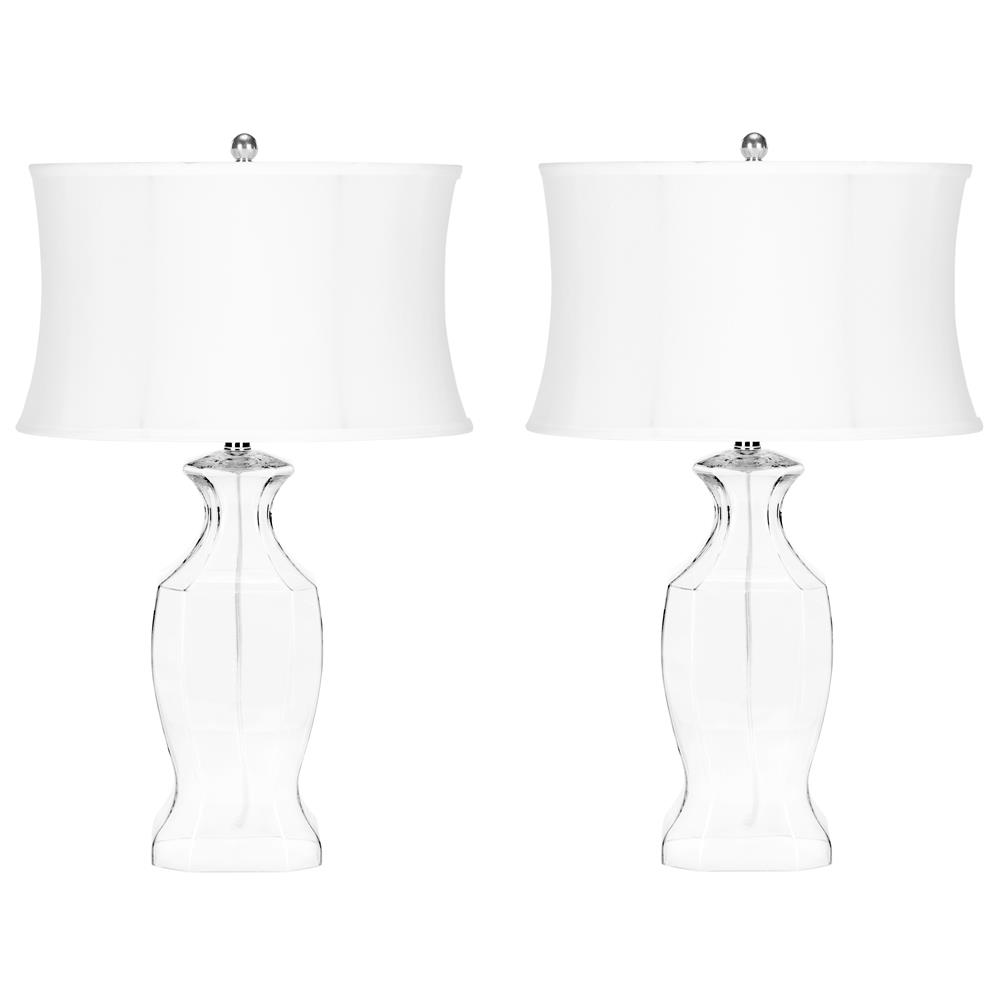 Safavieh LIT4068A-SET2 Wendy Glass Table Lamp