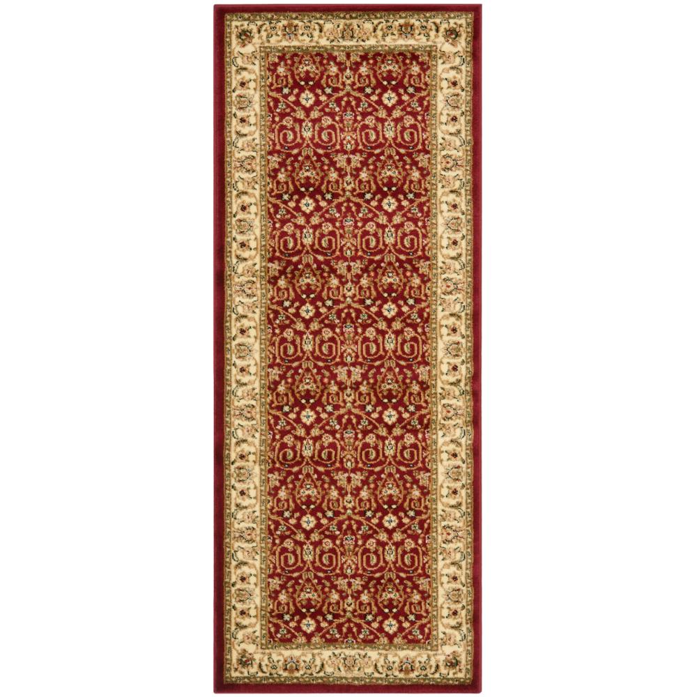 Safavieh LNH312A-26 Lyndhurst Area Rug in RED / IVORY