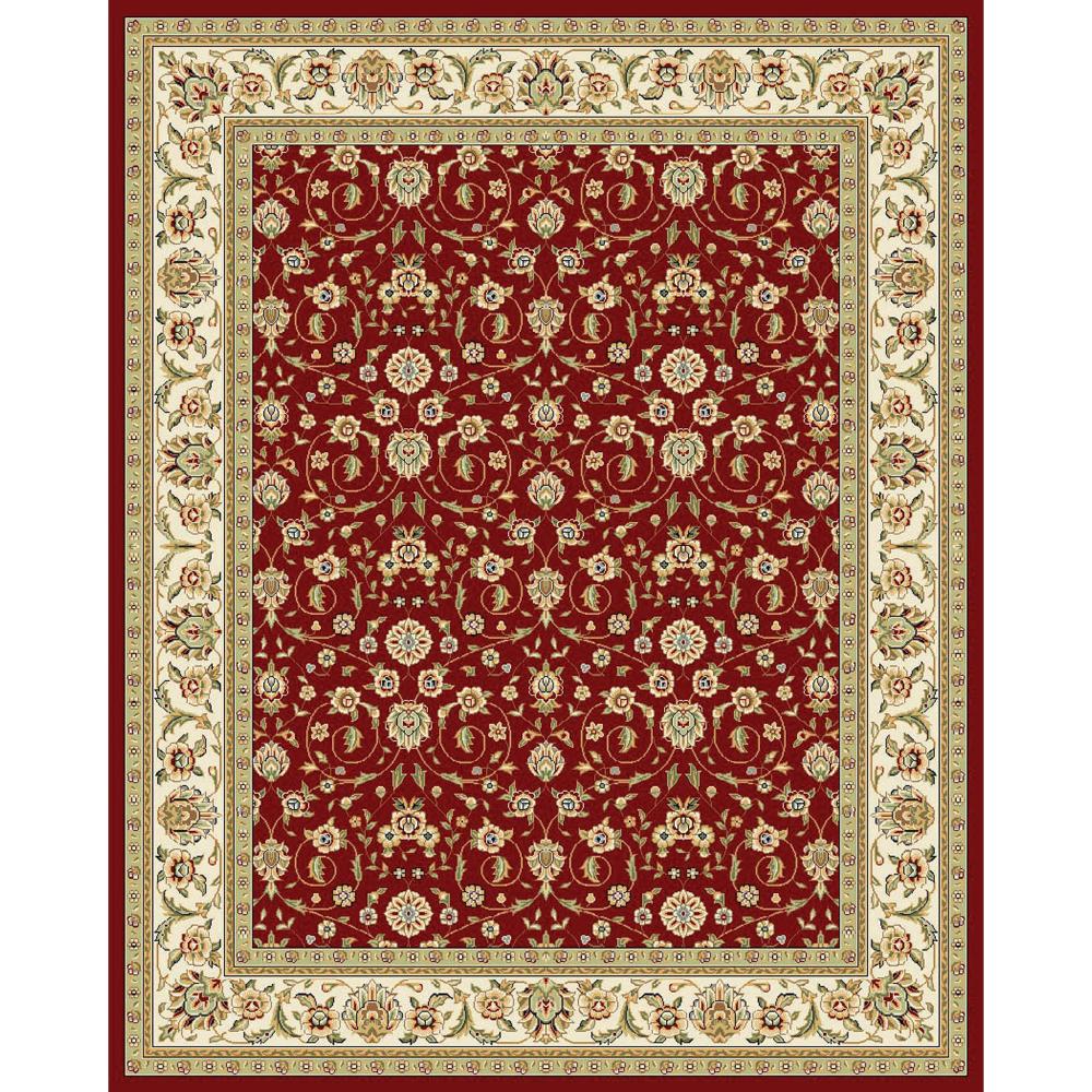 Safavieh LNH312A-8 Lyndhurst Area Rug in RED / IVORY