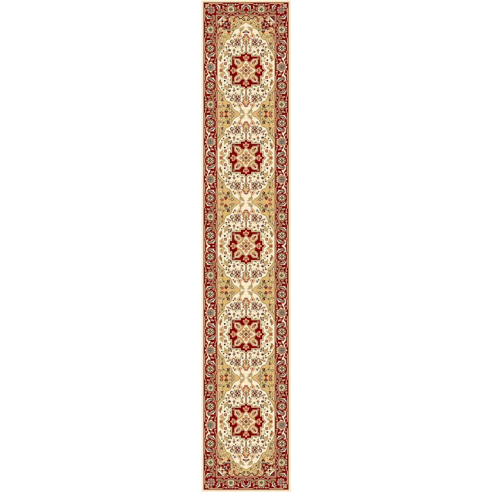 Safavieh LNH330A-212 Lyndhurst Area Rug in IVORY / RED