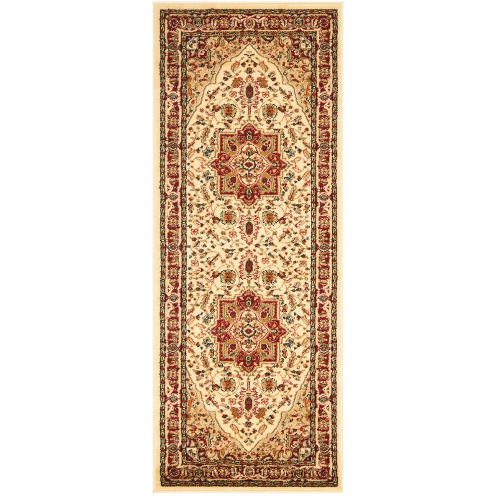 Safavieh LNH330A-26 Lyndhurst Area Rug in IVORY / RED