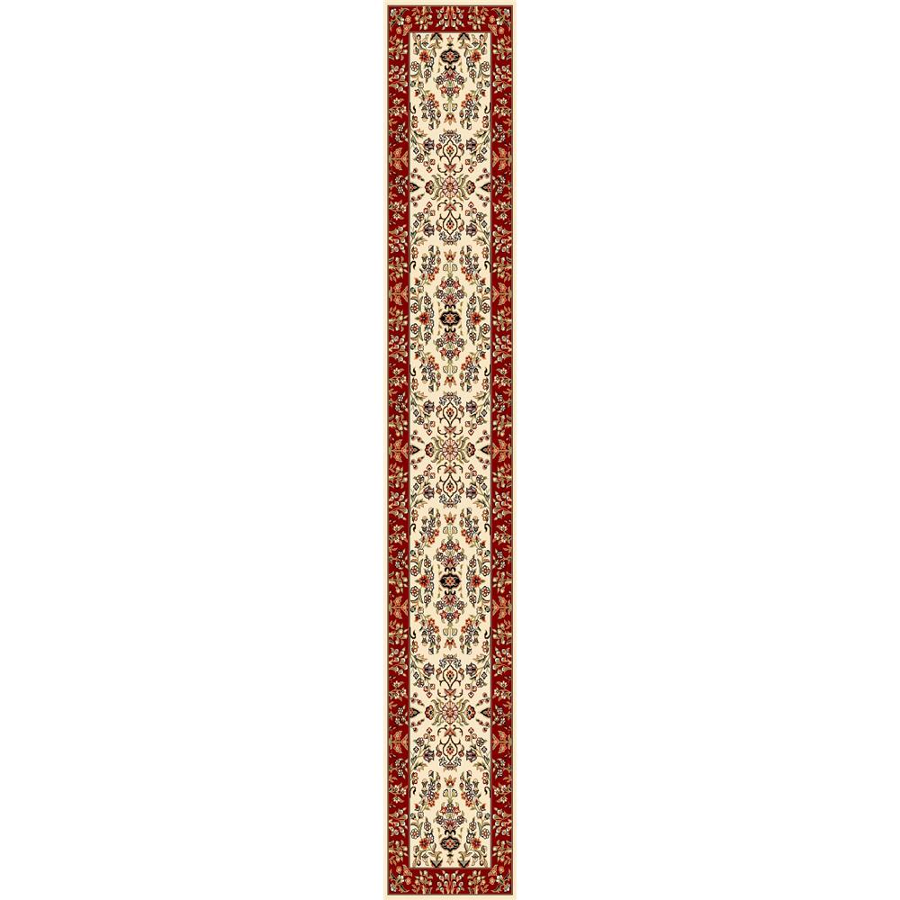 Safavieh LNH331A-212 Lyndhurst Area Rug in IVORY / RED