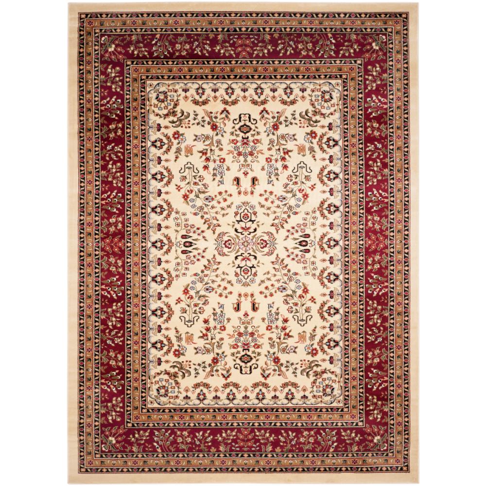 Safavieh LNH331A-8 Lyndhurst Area Rug in IVORY / RED