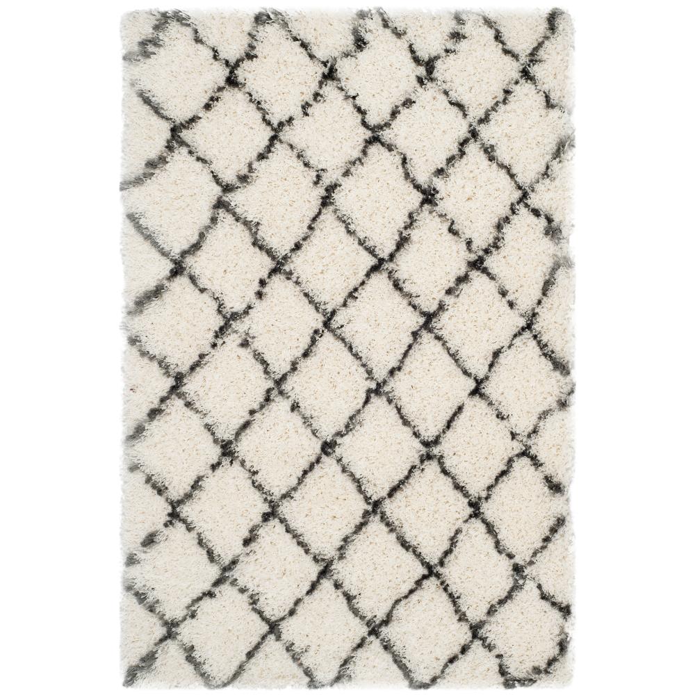 Safavieh MSG343A-3 MOROCCAN SHAG  Indoor in IVORY / GREY