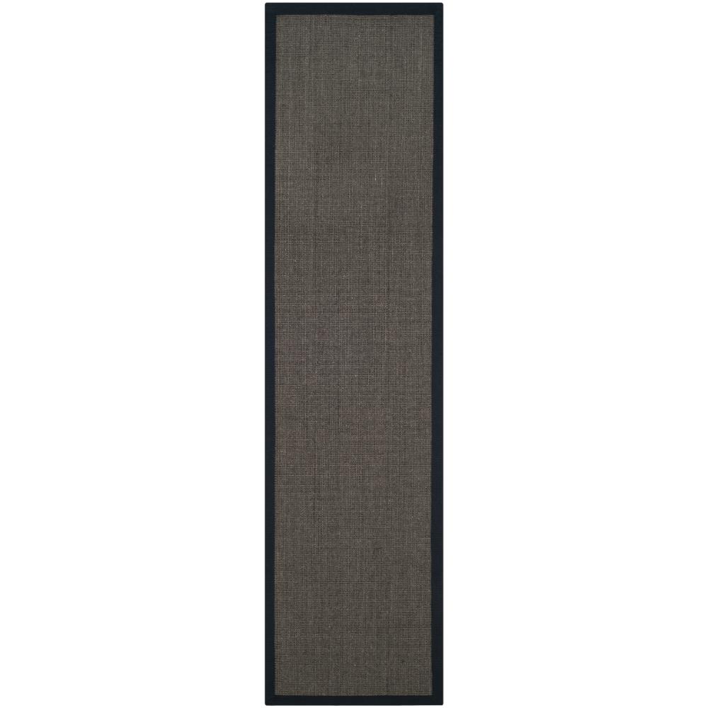 Safavieh NF441D-28 Natural Fiber Area Rug in CHARCOAL / CHARCOAL