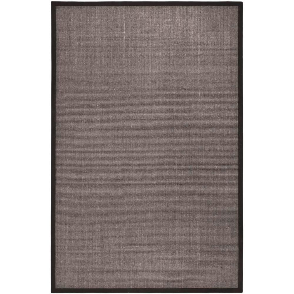 Safavieh NF441D-5 Natural Fiber Area Rug in CHARCOAL / CHARCOAL