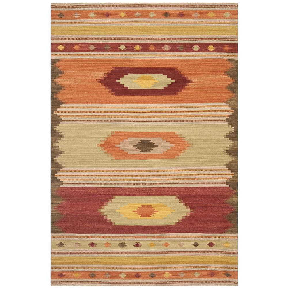 Safavieh NVK176A-8 Hand Woven Flat Weave Indoor 8