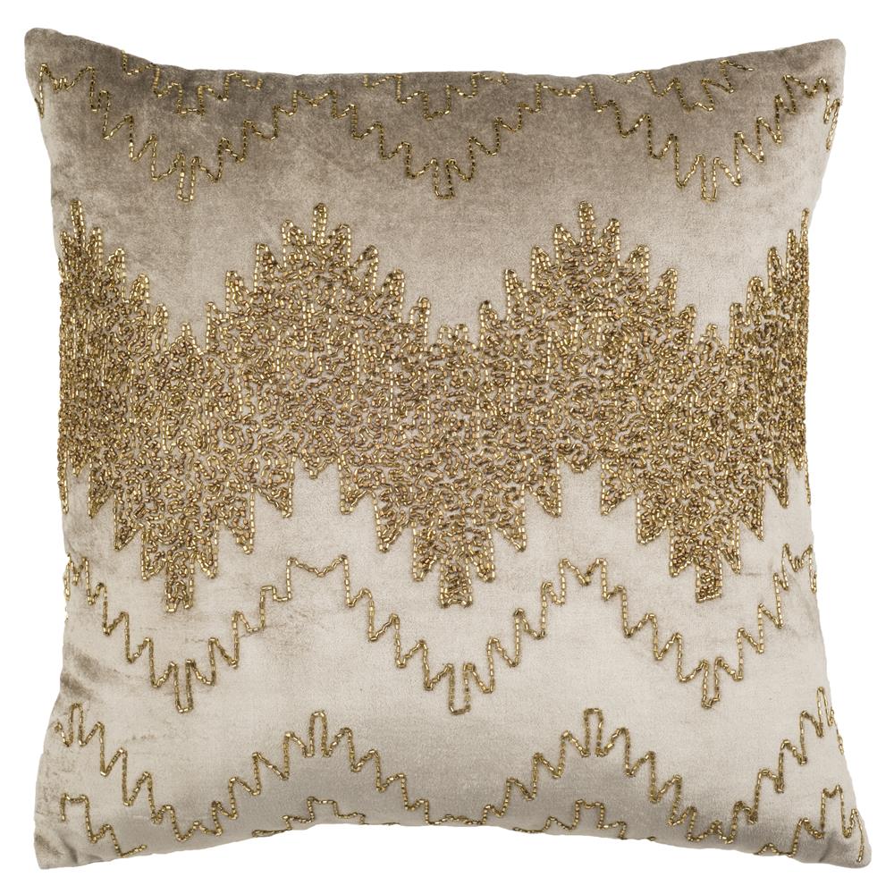 Safavieh PLS854A-1818 GOLD SPARKLE PILLOW in GOLD