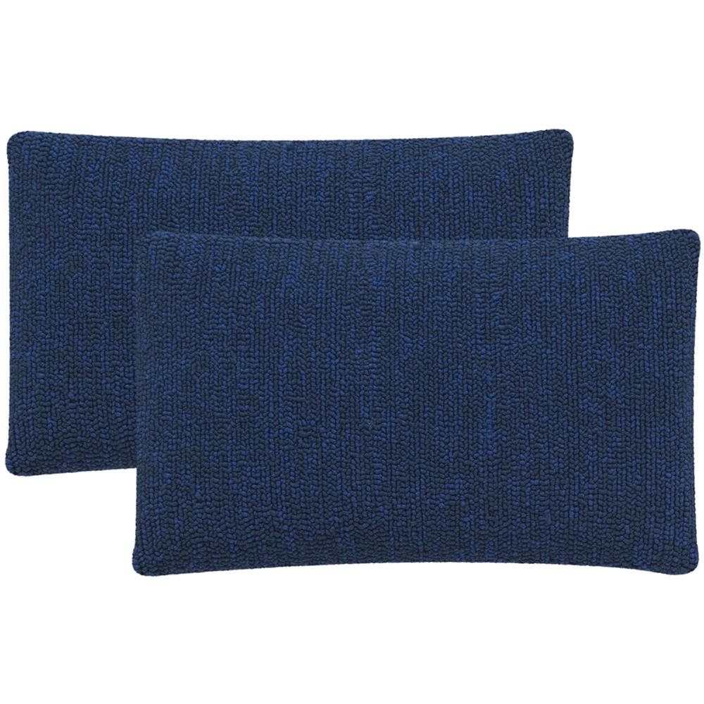 Safavieh Soleil  Solid Soleil [Indoor/Outdoor] Dark Marine Blue Pillow