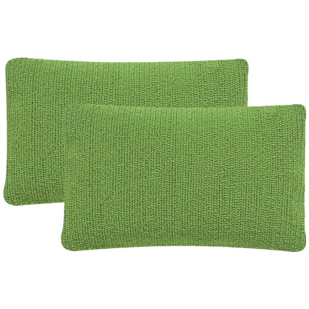 Safavieh Soleil  Solid Soleil [Indoor/Outdoor] Sunshine Green Pillow