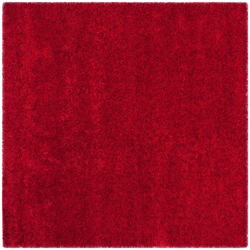 Safavieh SG151-4040-7SQ California Shag Area Rug in RED