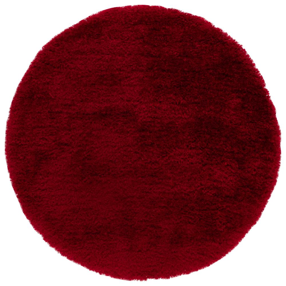 Safavieh SGX160E Luxe Shag Area Rug in Red