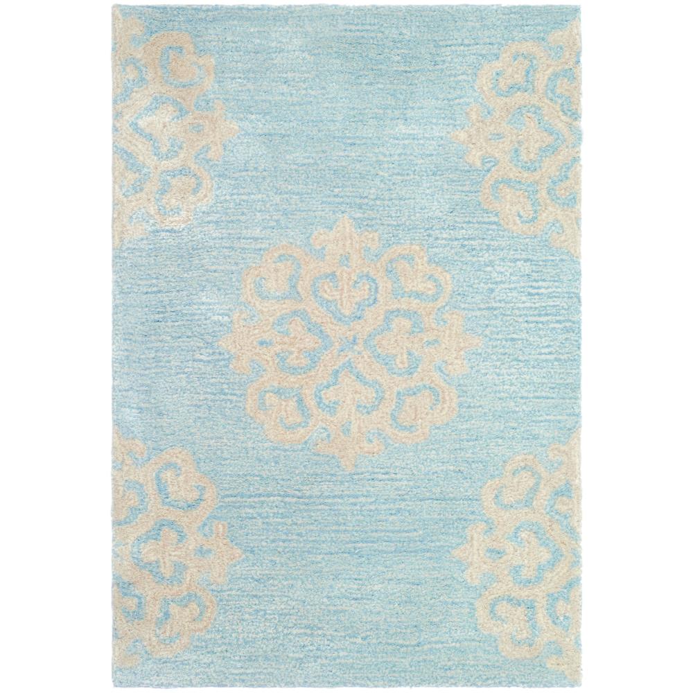 Safavieh SOH724A-2 Soho  Area Rug in TURQUOISE / YELLOW