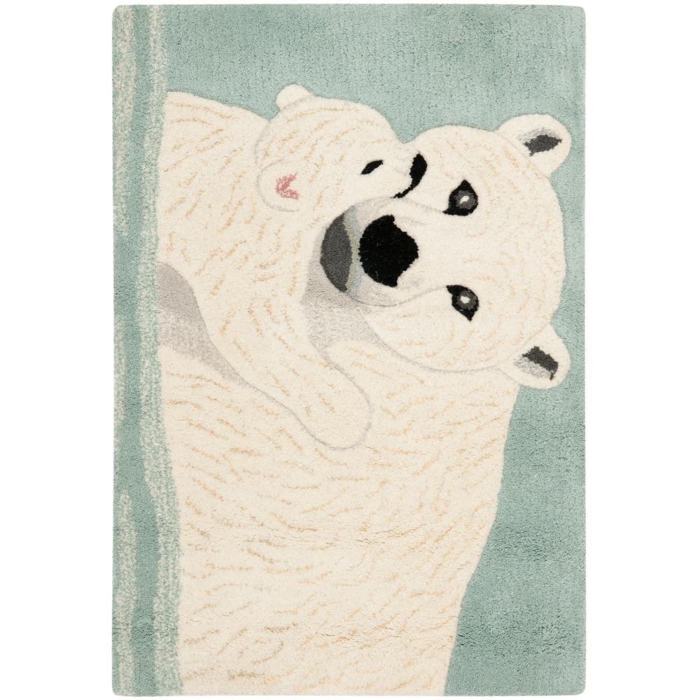 Safavieh WLD201A-2 Wilderness Area Rug in Blue / Ivory