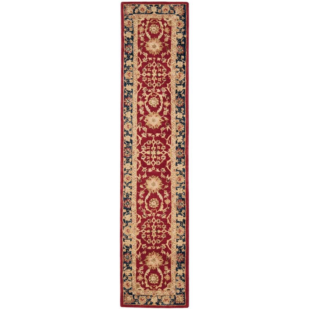 Safavieh AN517A-212 Anatolia Area Rug in RED / NAVY