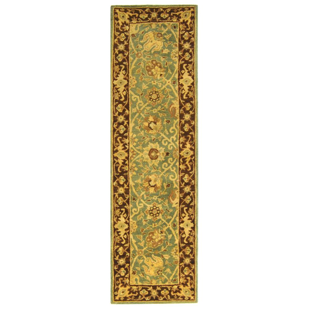 Safavieh AT21H-28 Antiquities Area Rug in GREEN / BROWN