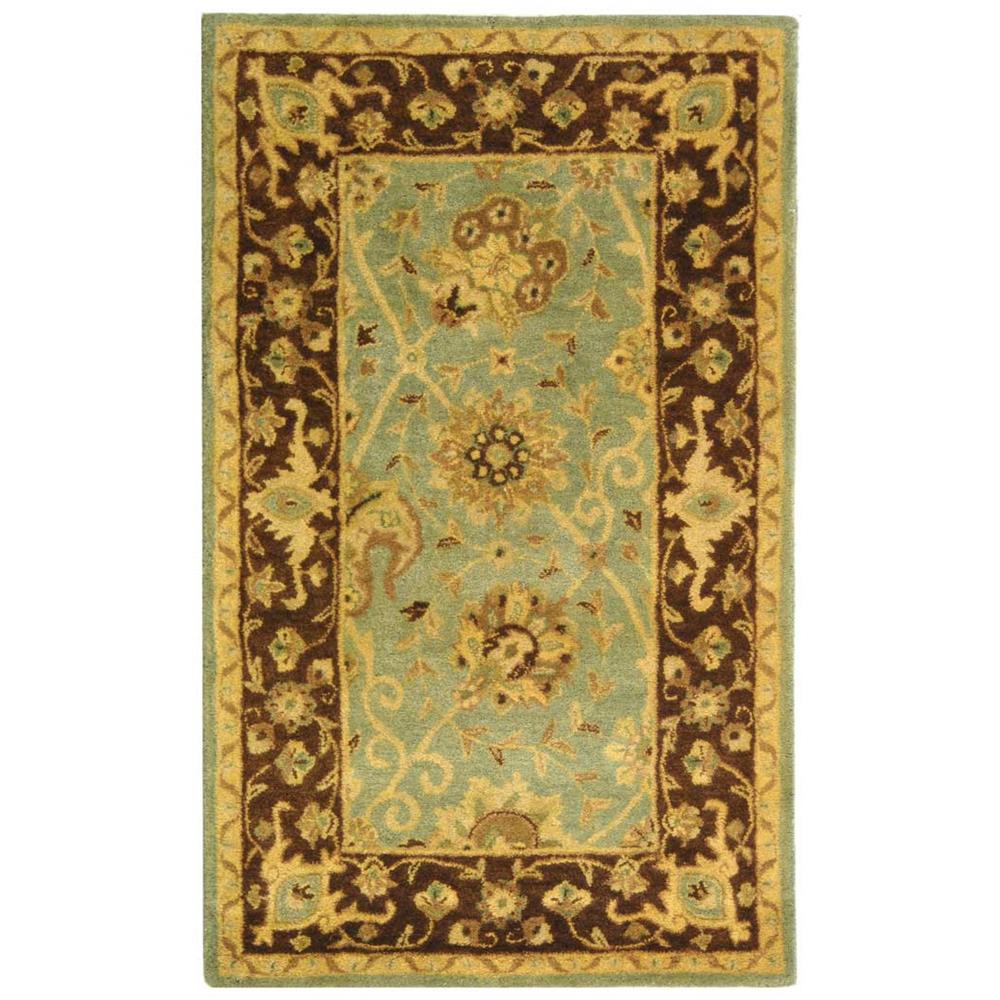 Safavieh AT21H-3 Antiquities Area Rug in GREEN / BROWN