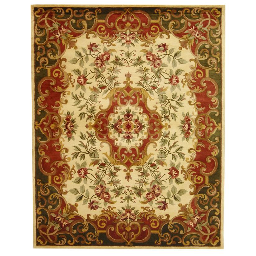 Safavieh CL234C-10 Classic Area Rug in IVORY / GREEN