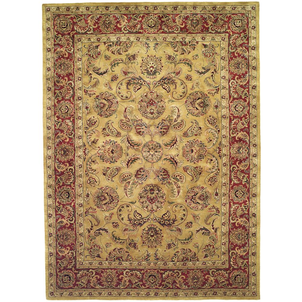 Safavieh CL398A-10 Classic Area Rug in GOLD / RED