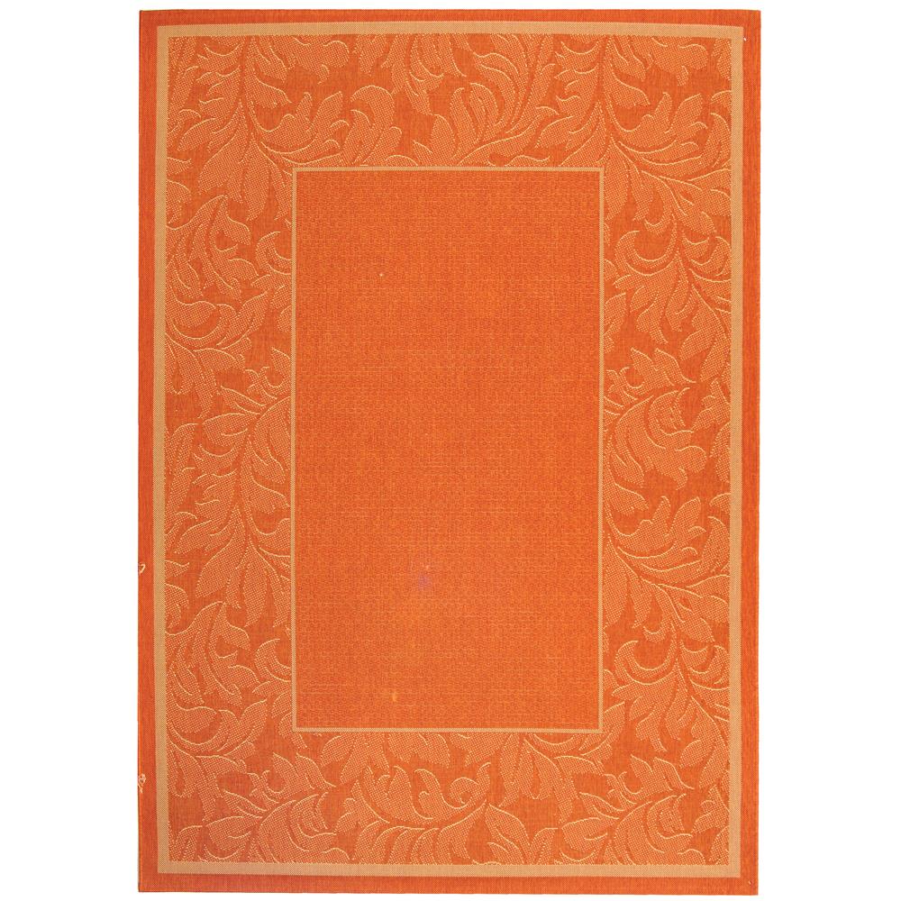 Safavieh CY2666-3202-6 Courtyard Area Rug in Terracotta / Natural