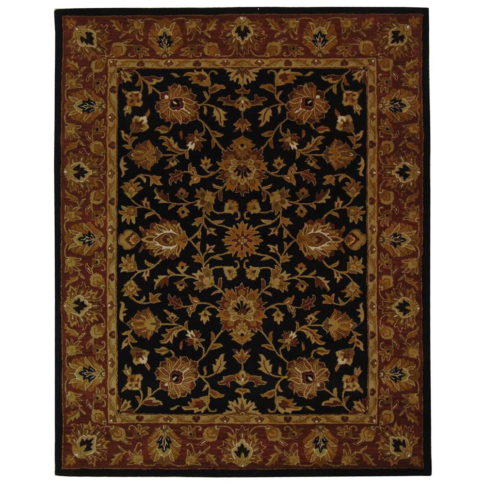 Safavieh HG112A Heritage Area Rug in Black / Red