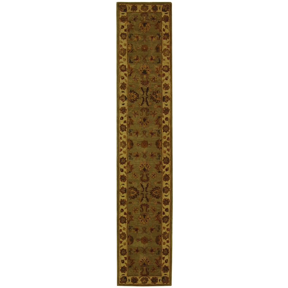 Safavieh HG343A-212 Heritage Area Rug in GREEN / GOLD