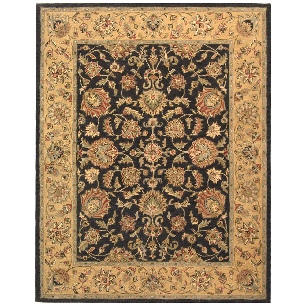 Safavieh HG343E-8 Heritage Area Rug in CHARCOAL / GOLD