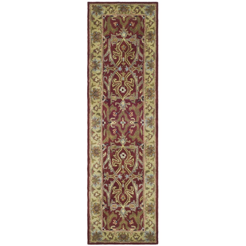 Safavieh HG644B-214 Heritage Area Rug in RED / GOLD