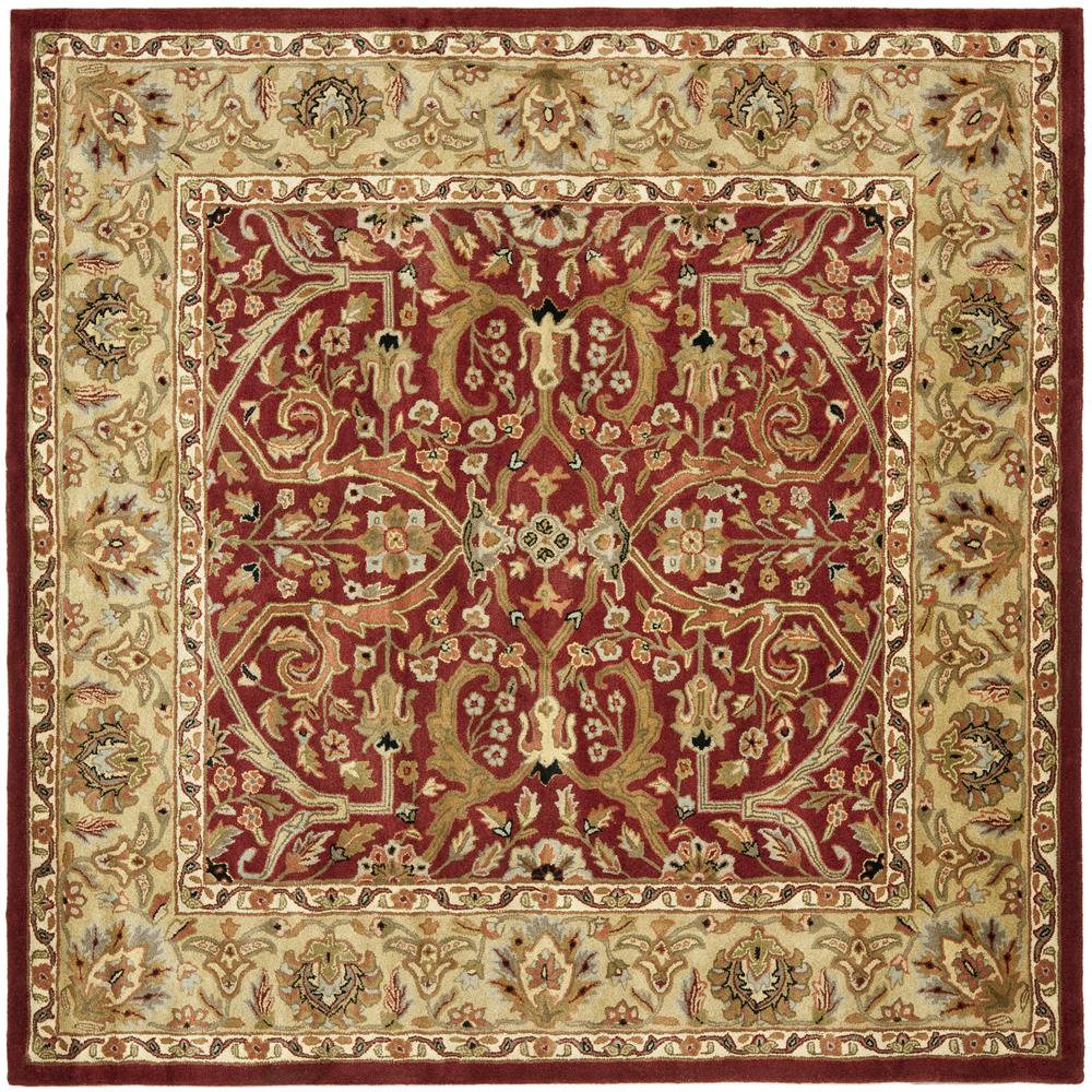 Safavieh HG644B-8SQ Heritage Area Rug in RED / GOLD